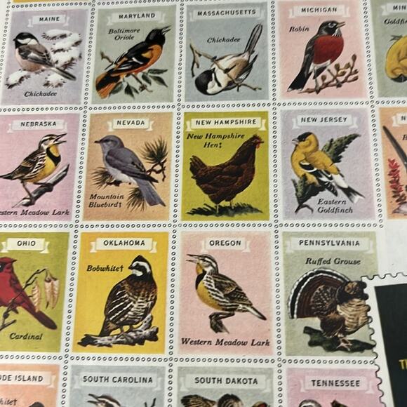 Vintage 1950? Saturday Evening Post Ethyl Gasoline Bird Stamp Advertisement - Picture 4 of 14